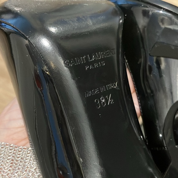 Ysl Saint Laurent opyum 110 patent leather heel 38+ - Picture 5 of 10